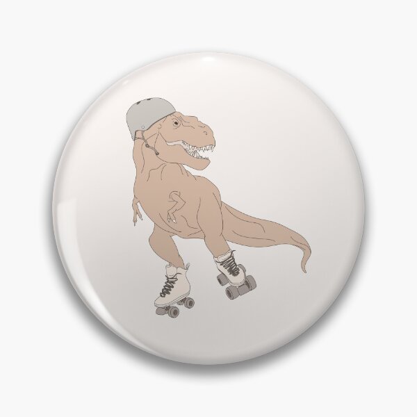 Item preview, T Rex Dino On Skates  designed and sold by Linrazz.