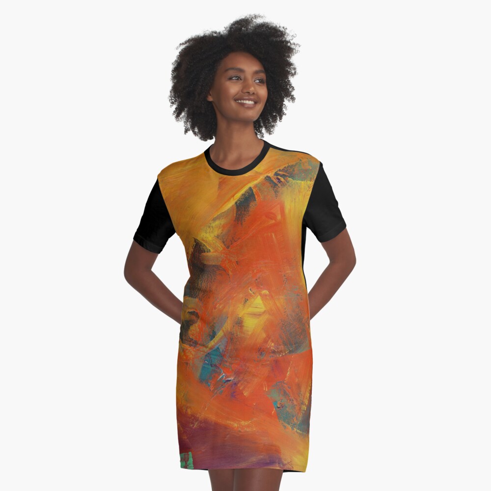 Item preview, Graphic T-Shirt Dress designed and sold by BabZartStudio.