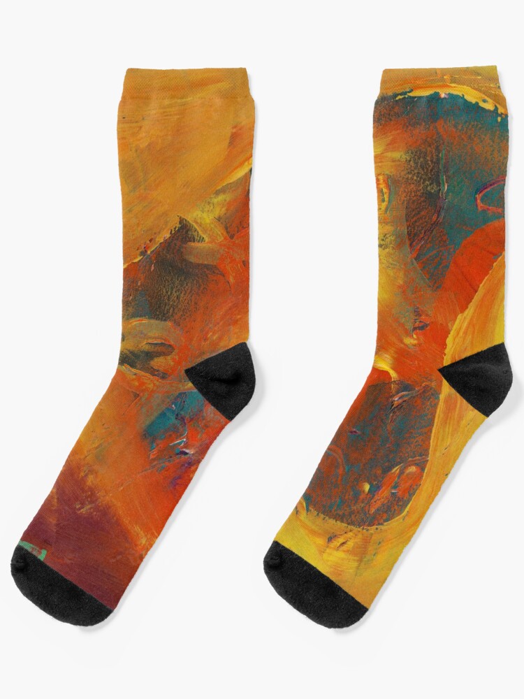 Thumbnail 1 of 5, Socks, Heart V by BabZArtStudio designed and sold by BabZartStudio.