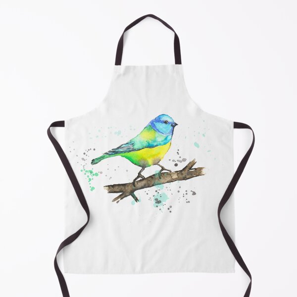 Item preview, Blue tit on branch designed and sold by Rosaliartbook.