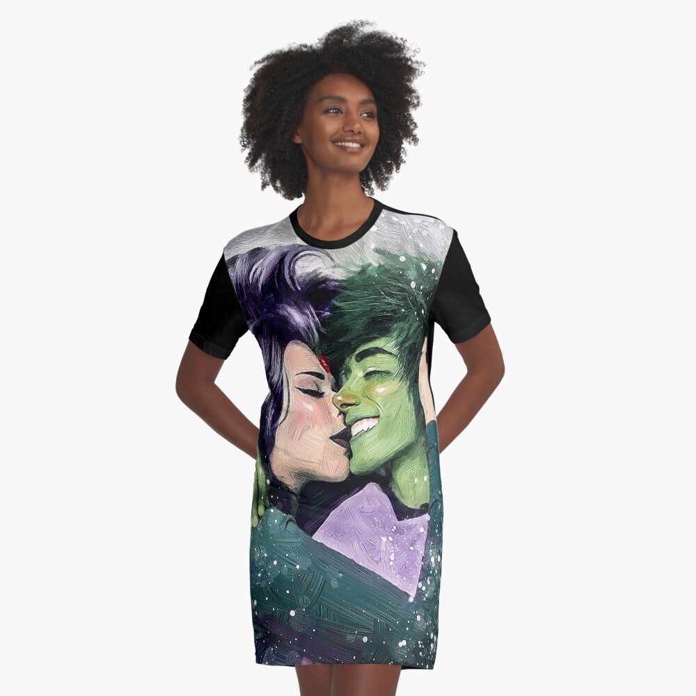 Item preview, Graphic T-Shirt Dress designed and sold by nfromneverland.