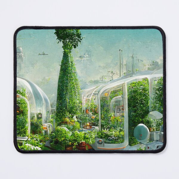 Item preview, The Institute Aesthetics - Futuristic Utopia Green Garden Outside - Fallout 4 Artificial Intelligence designed and sold by Nicky-Valentine.