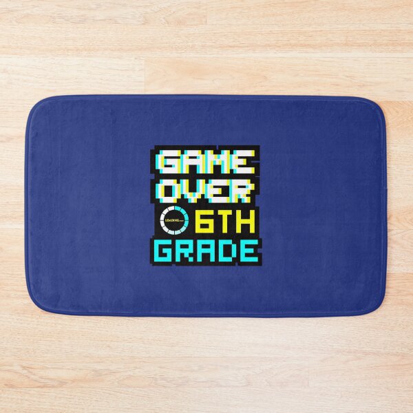 Item preview, Back to School - Game Over - 6th Grade - Sixth Grade designed and sold by DesignByLeo.