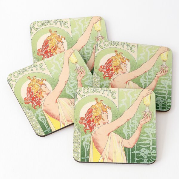 Item preview, Alphonse Mucha, Absinthe Robette Vintage Alcohol Art Advert,No.1  designed and sold by Olivia-One.