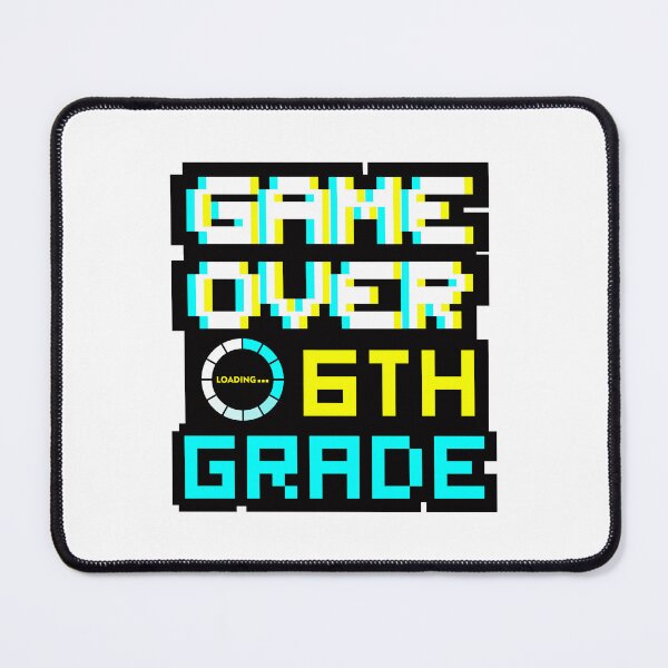 Item preview, Back to School - Game Over - 6th Grade - Sixth Grade designed and sold by DesignByLeo.