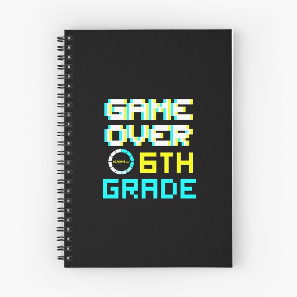 Item preview, Back to School - Game Over - 6th Grade - Sixth Grade designed and sold by DesignByLeo.