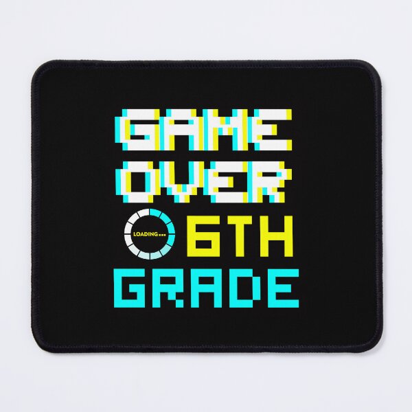 Item preview, Back to School - Game Over - 6th Grade - Sixth Grade designed and sold by DesignByLeo.