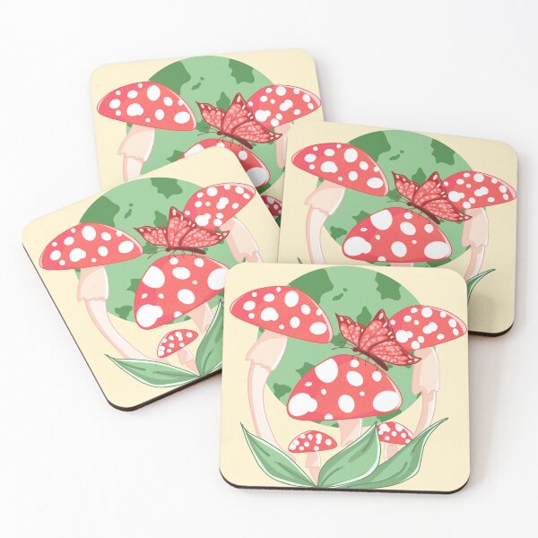 Item preview, Mushroom Butterflies  designed and sold by VidaThymeCharms.