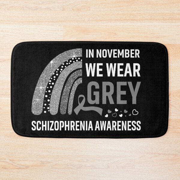 Item preview, Rainbow In November We Wear Grey Schizophrenia Awareness designed and sold by Mnrshirley.