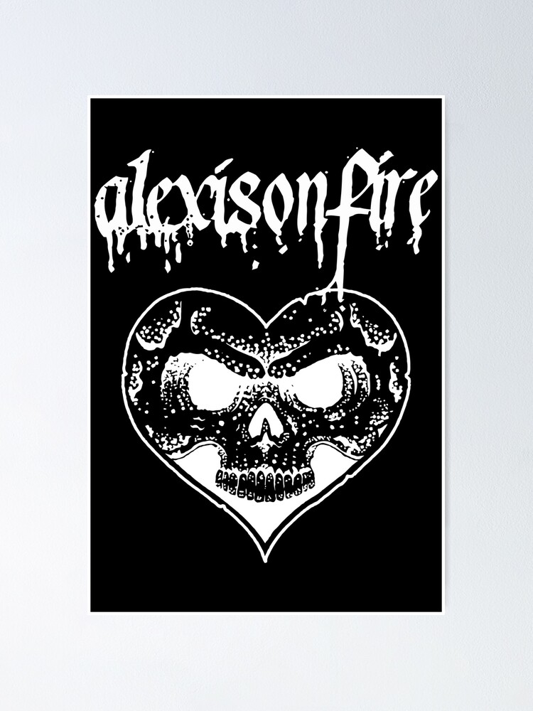  alexisonfire merch alexis on fire logo poster for sale by benizmass