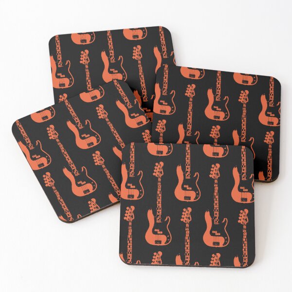 Item preview, Bass Guitar Cutout - Orange designed and sold by QuarterMoon.