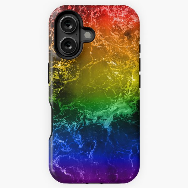 Item preview, Hidden Subtle LGBT Rainbow Gay Flag Ocean Waves designed and sold by PlayfullyPride.