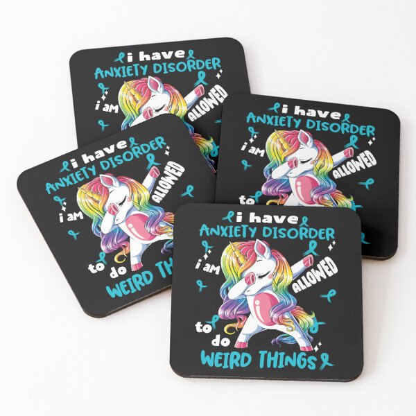 Item preview, Anxiety Disorder Awareness Funny I have Anxiety Disorder i'm allowed to do Weird Things! designed and sold by JanetShop809.
