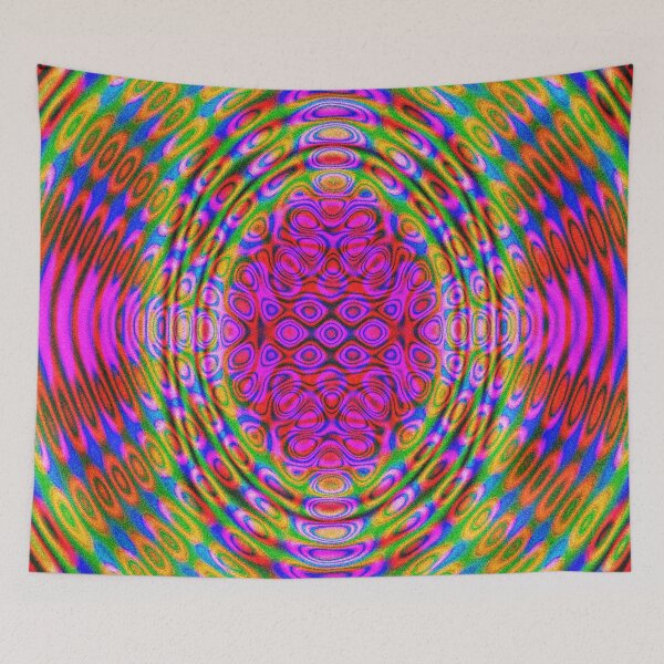 Item preview, Oval Abstract Psychedelic Pattern designed and sold by Deborah Camp.