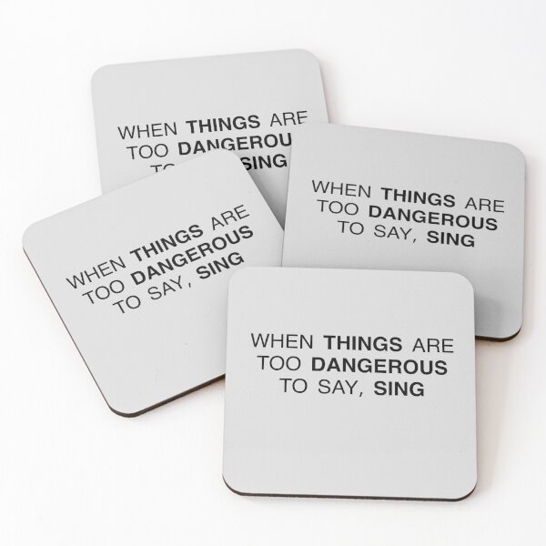 Item preview, Elvis Movie Quote (To dangerous to say, sing) designed and sold by TheEmilySuzanne.