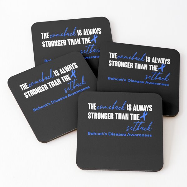 Item preview, Behcet's Disease Awareness - The Comeback is Always Stronger Than The Setback designed and sold by Robbsyn.