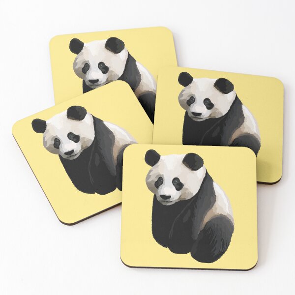 Item preview, Light Yellow - Realistic Giant Panda Illustration designed and sold by Amanda Roos.