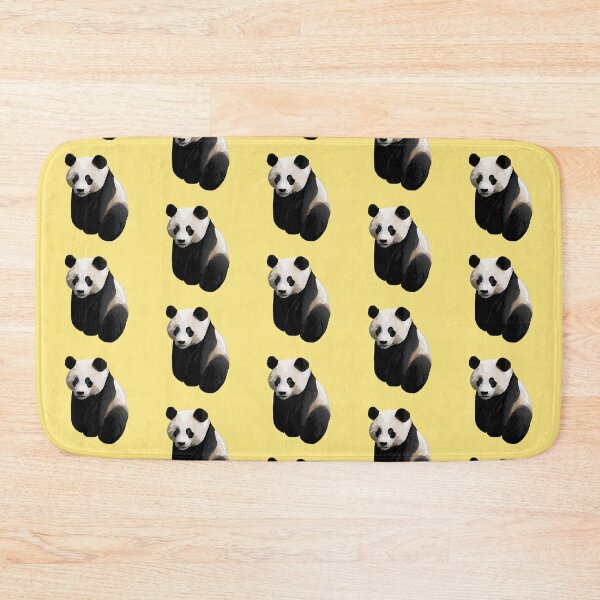 Item preview, Light Yellow - Realistic Giant Panda Illustration designed and sold by Amanda Roos.