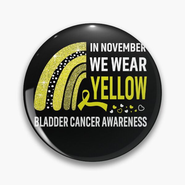 Item preview, Rainbow In November We Wear Yellow Bladder Cancer Awareness designed and sold by Mnrshirley.