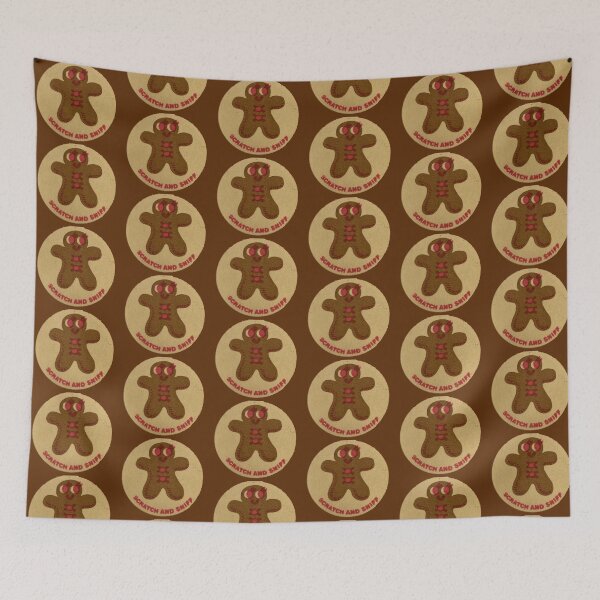Item preview, Retro Gingerbread Man Scratch and Sniff designed and sold by Finny838.