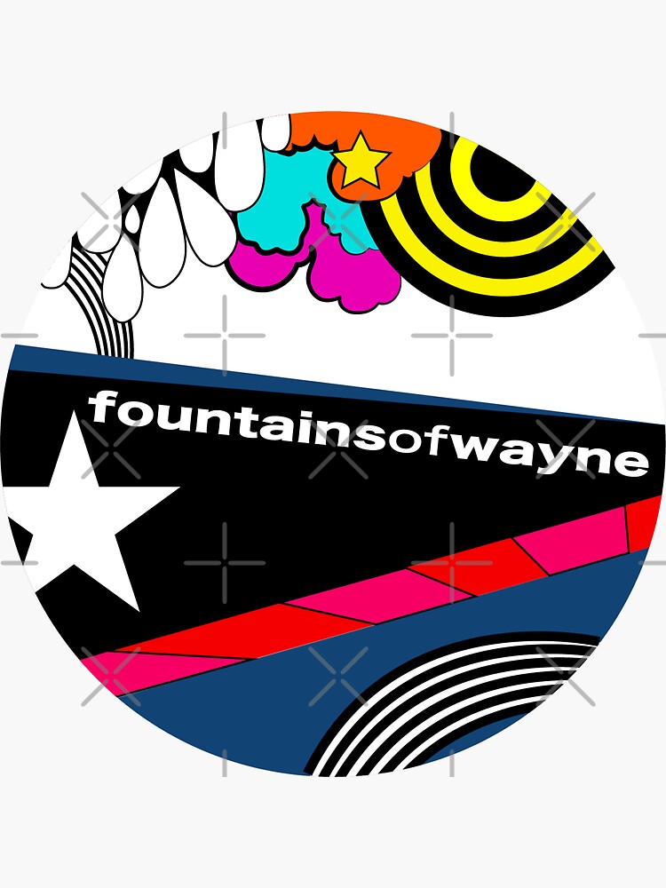 "Fountains of Wayne Traffic & Weather" Sticker for Sale by larapontiff