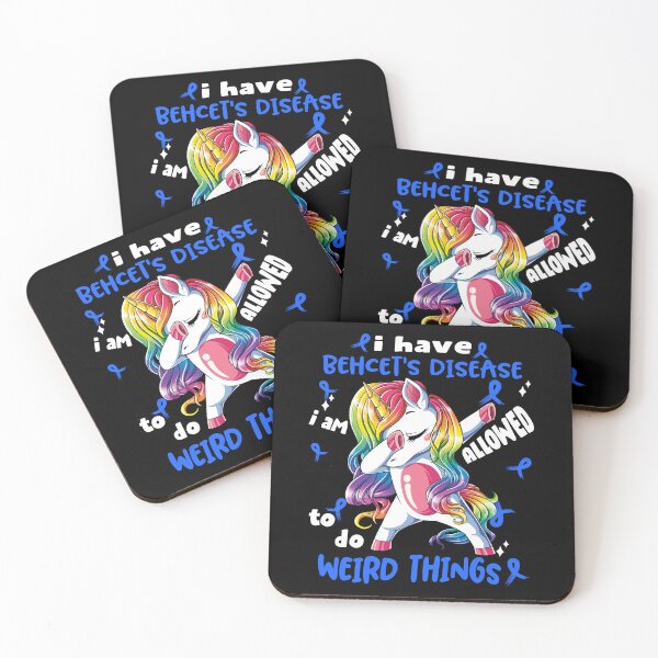 Item preview, Behcet's Disease Awareness Funny I have Behcet's Disease i'm allowed to do Weird Things! designed and sold by JanetShop809.
