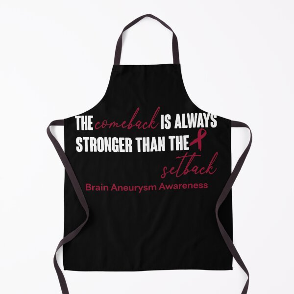 Item preview, Brain Aneurysm Awareness - The Comeback is Always Stronger Than The Setback designed and sold by Robbsyn.
