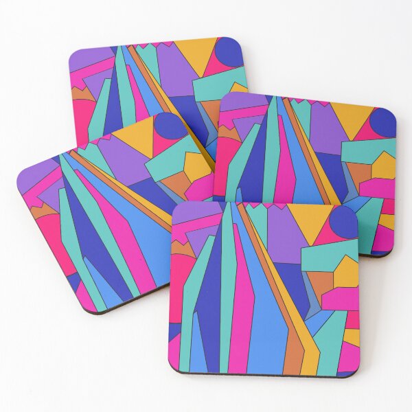 Item preview, Magic Mountain Geometric Abstract Art designed and sold by Anna Lemos.