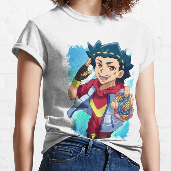 BEYBLADE BURST Shu Kurenai & Valt Aoi T-shirt child Chiffon Top