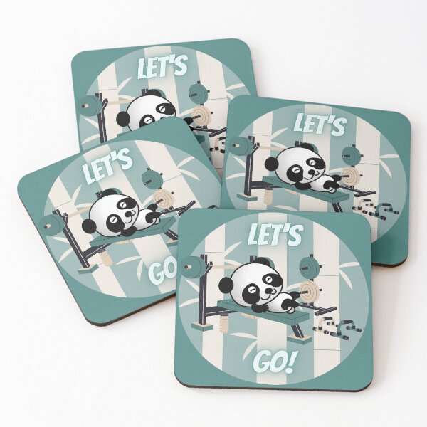 Item preview, Cute Panda Training Lifting Weights designed and sold by CrossThunder.