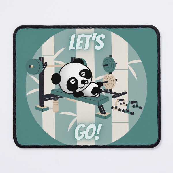 Item preview, Cute Panda Training Lifting Weights designed and sold by CrossThunder.
