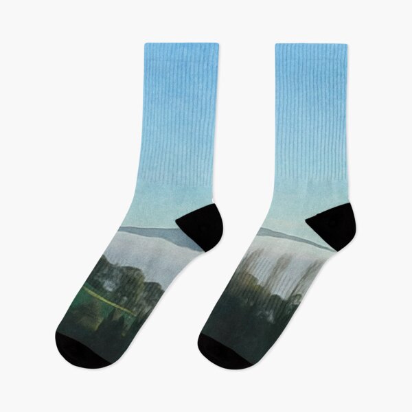 Item preview, New Zealand | Morning Cloud Over Rangitoto designed and sold by Fable and Guild.
