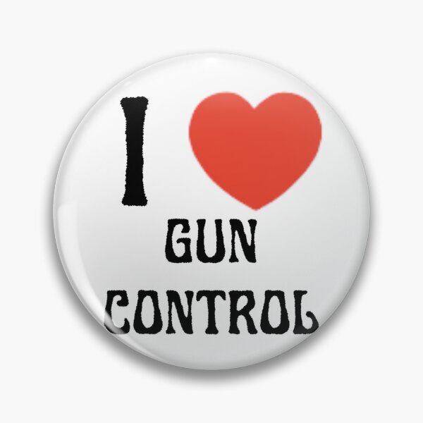 Item preview, I <3 gun control designed and sold by ofbadfaith.