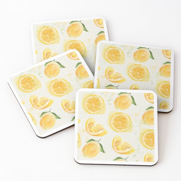 Item preview, Yellow Lemon Slices Pattern (large) designed and sold by GladYoureHere.