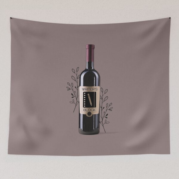 Item preview, Writers Block Wine Label designed and sold by tmdaliggr.
