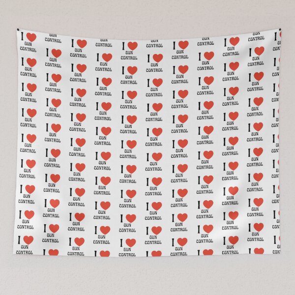 Item preview, I <3 gun control designed and sold by ofbadfaith.