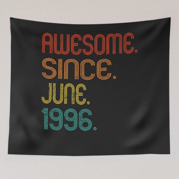 Item preview, Awesome Since June 1996 26th Birthday Vintage 26 Years Old Premium  designed and sold by JOSEPHLUDIKER.