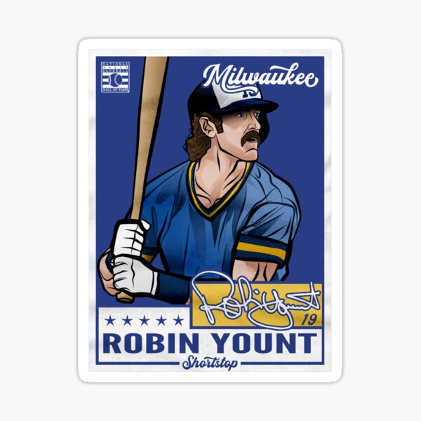 Robin Yount T-Shirt  Milwaukee Baseball Hall of Fame Men's