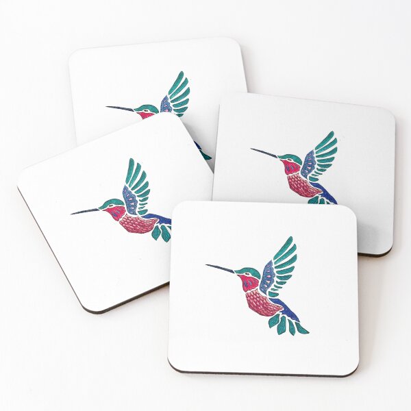 Item preview, Ruby throat hummingbird designed and sold by Fawnandfurrow.