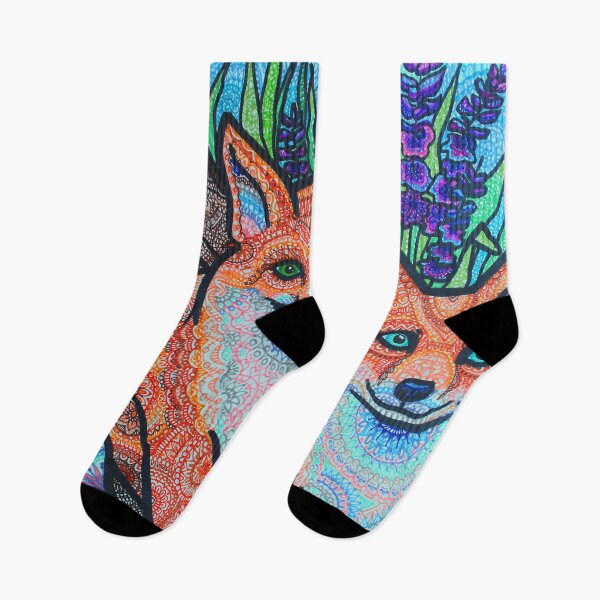 Item preview, Friendly Foxes in a Forest Mandala designed and sold by GDiEDesigns.