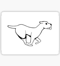 Three-Legged Dog Sticker