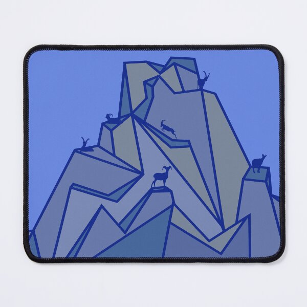Item preview, Mountain Ibex Wild Goats Landscape designed and sold by Anna Lemos.
