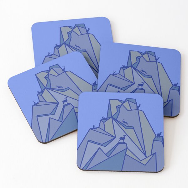 Item preview, Mountain Ibex Wild Goats Landscape designed and sold by Anna Lemos.