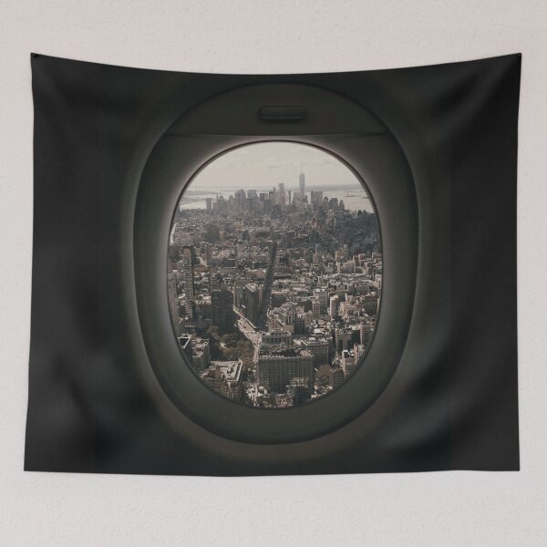 Item preview, AVIATION #8 - NYC Through Airliner Passenger Window designed and sold by DEL-Productions.