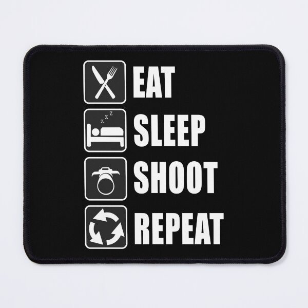 Item preview, Eat Sleep Shoot Repeat designed and sold by CarrieTDesigns.