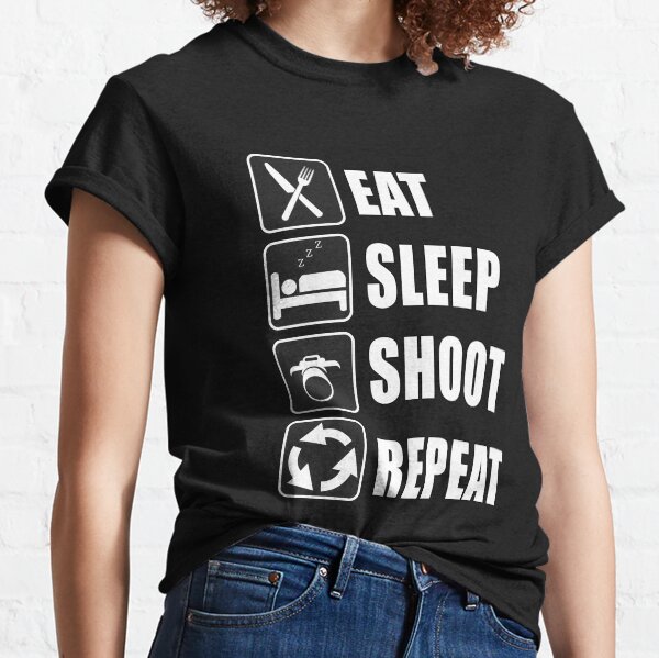 Item preview, Eat Sleep Shoot Repeat designed and sold by CarrieTDesigns.