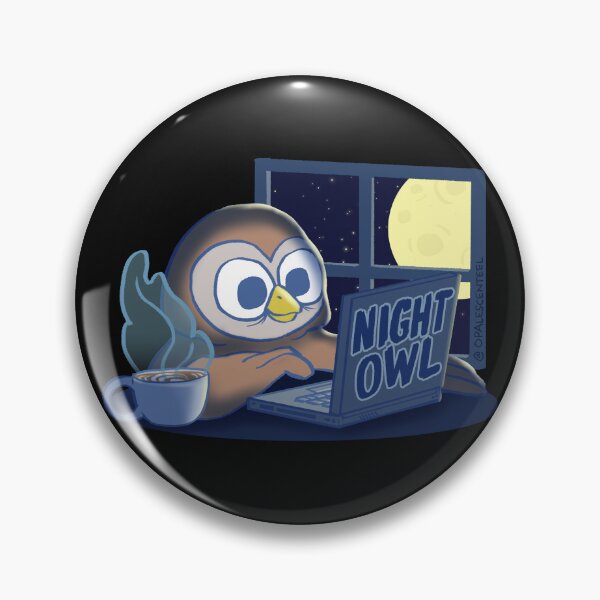 Item preview, Night Owl designed and sold by Opalescent Eel Shop.