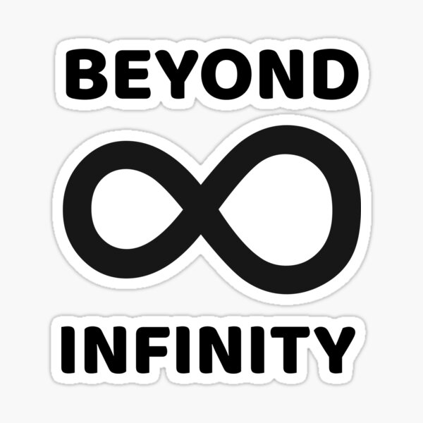 "BEYOND INFINITY DESIGN " Sticker for Sale by anthonyvickers1 Redbubble