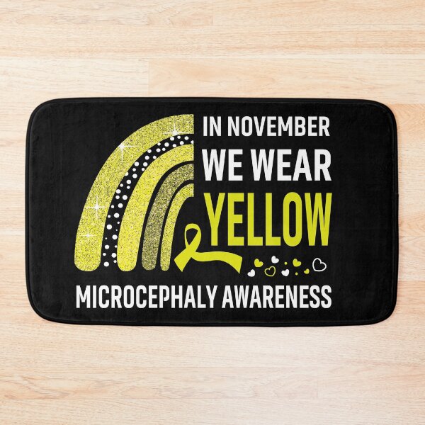 Item preview, Rainbow In November We Wear Yellow Microcephaly Awareness designed and sold by Mnrshirley.