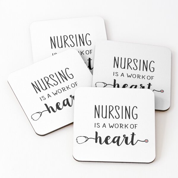 Item preview, Nursing Is A Work Of Heart | RN | Nurse Saying | Registered Nurse | Stethoscope designed and sold by llevine2934.